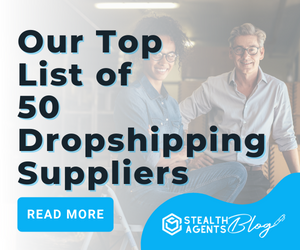 Banner ad for drophipping suppliers