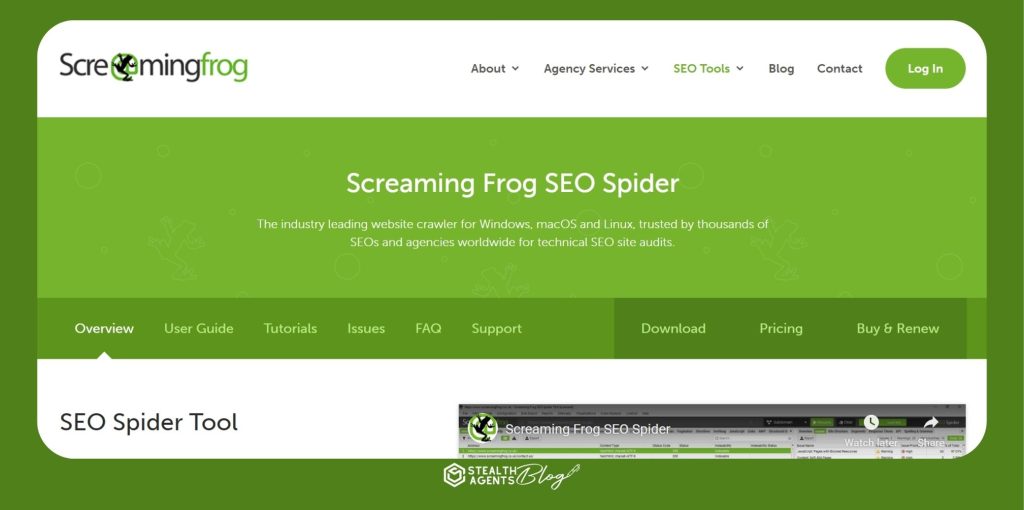 Screaming Frog SEO Spider