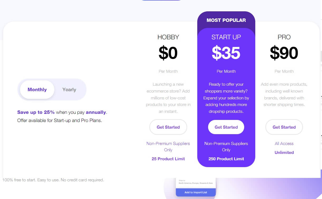 Pricing of modalyst