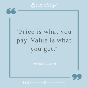 An image for network marketing quotes. Price is what you pay. Value is what you get