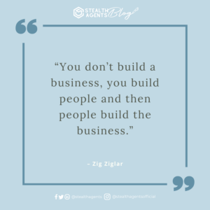 An image for network marketing quotes. “You don’t build a business, you build people and then people build the business.” - Zig Ziglar