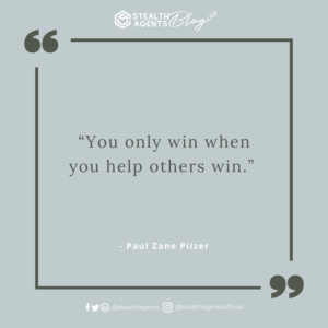 An image for network marketing quotes. “You only win when you help others win.” - Paul Zane Pilzer