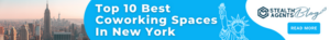 banner ad for coworking spaces in new york