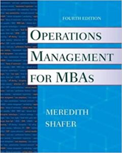 Operations management from MBAs