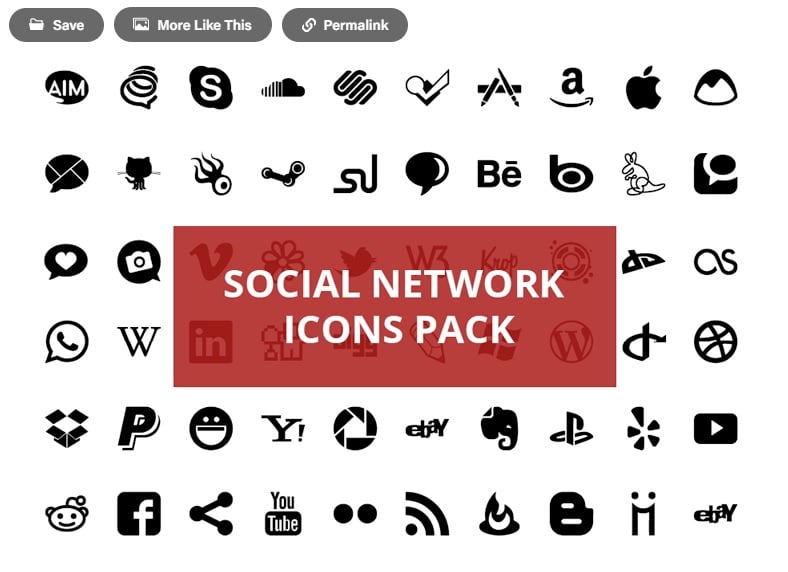 Free Adobe muse icons