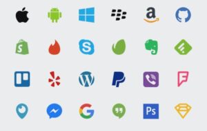 50 free flat icons by Alexis Doreau
