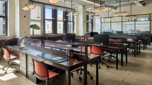 An image of neuehouse workplace as the best coworking space in new york