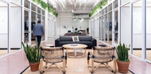 An image of wework as the best coworking space in san francisco