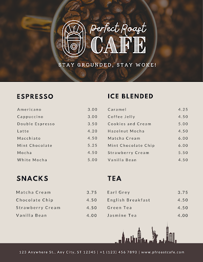 Best 15 Coffee Shop Menu Ideas - Stealth Agents