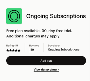 The Best 15 subscription application for shopify