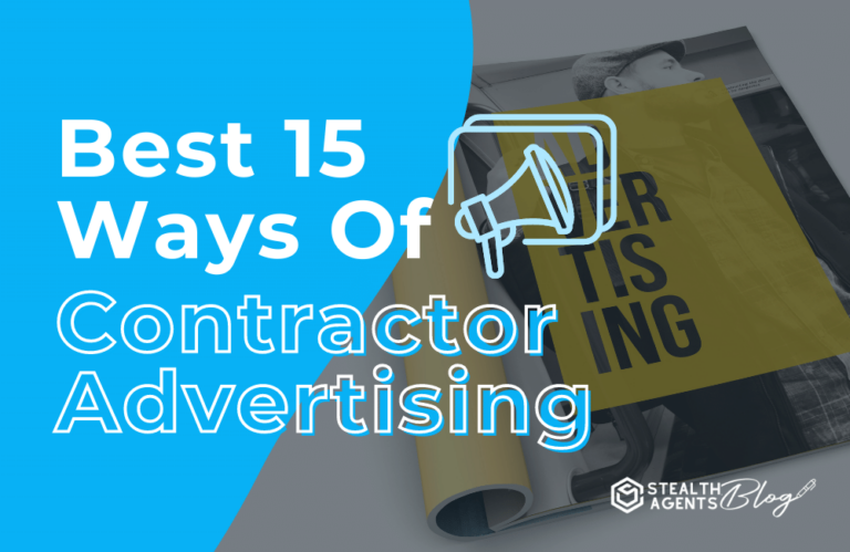 Best 15 ways of contractor advertising