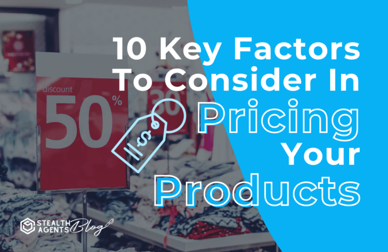 factors in pricing