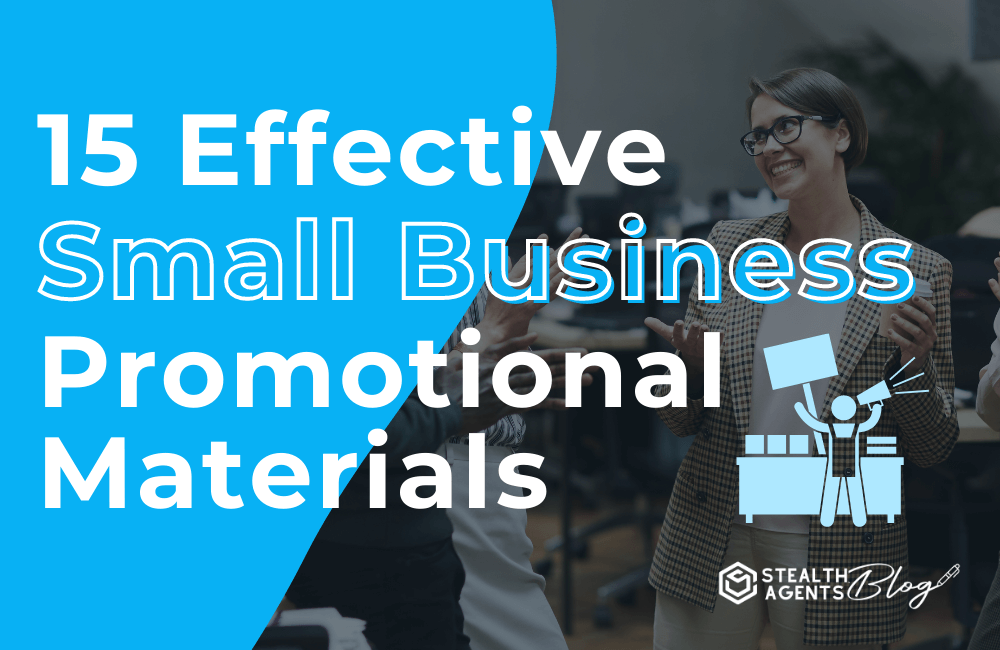 15 Effective small business promotional materials