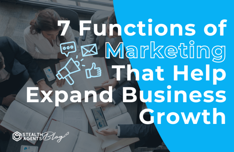 7 functions of marketing that help business growth