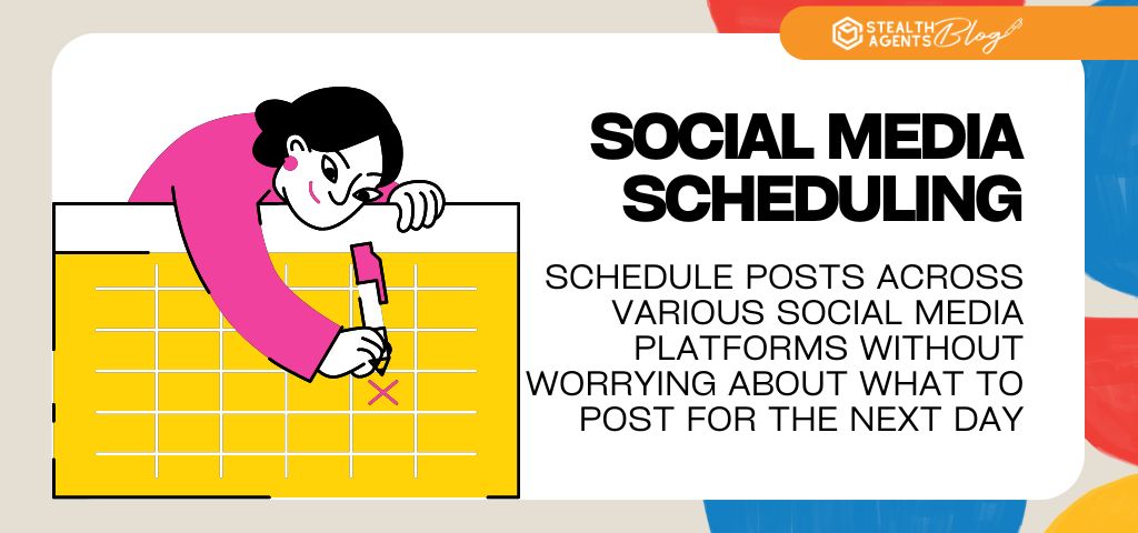 Social media scheduling