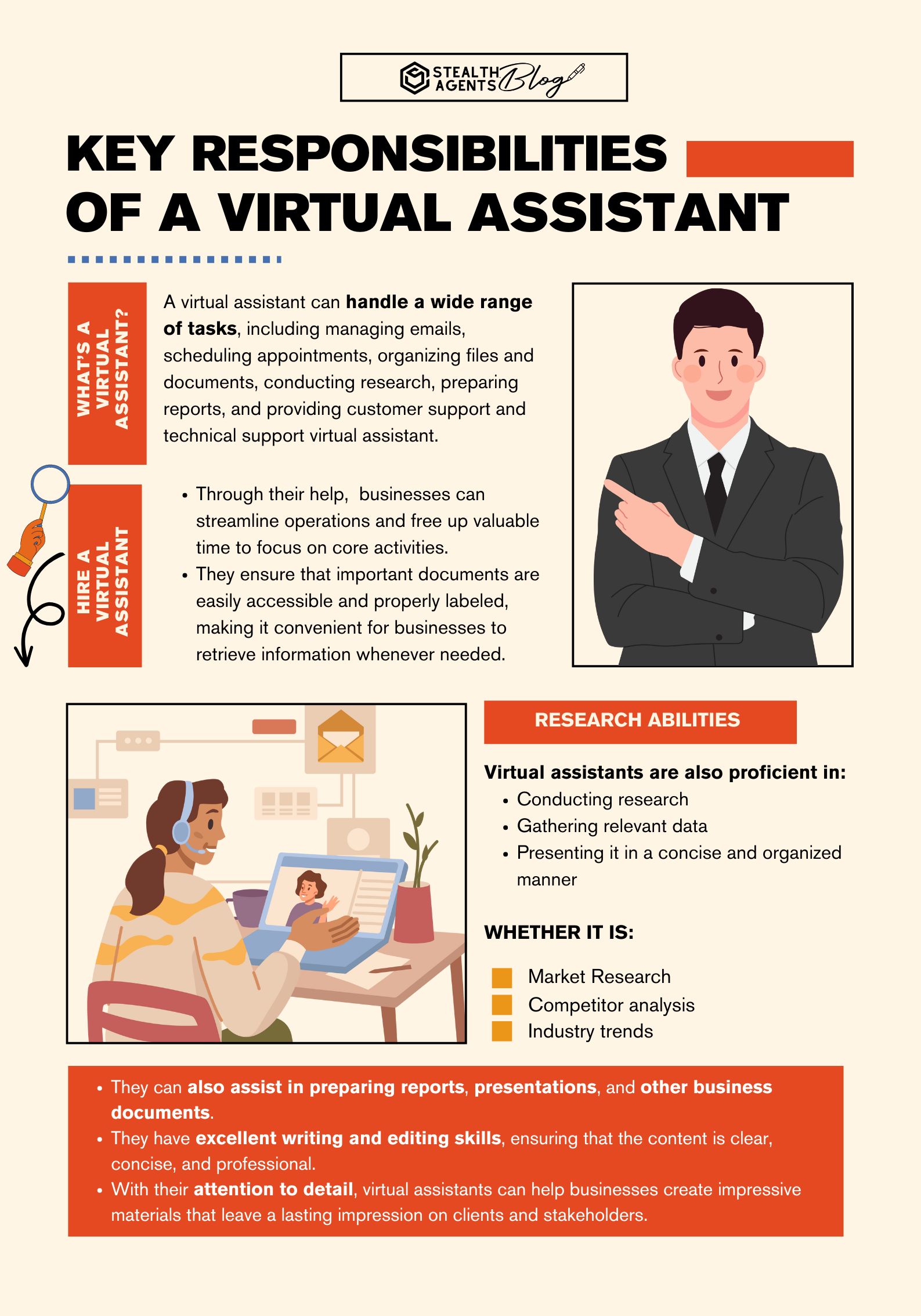 Key Responsibilities of a Virtual Assistant