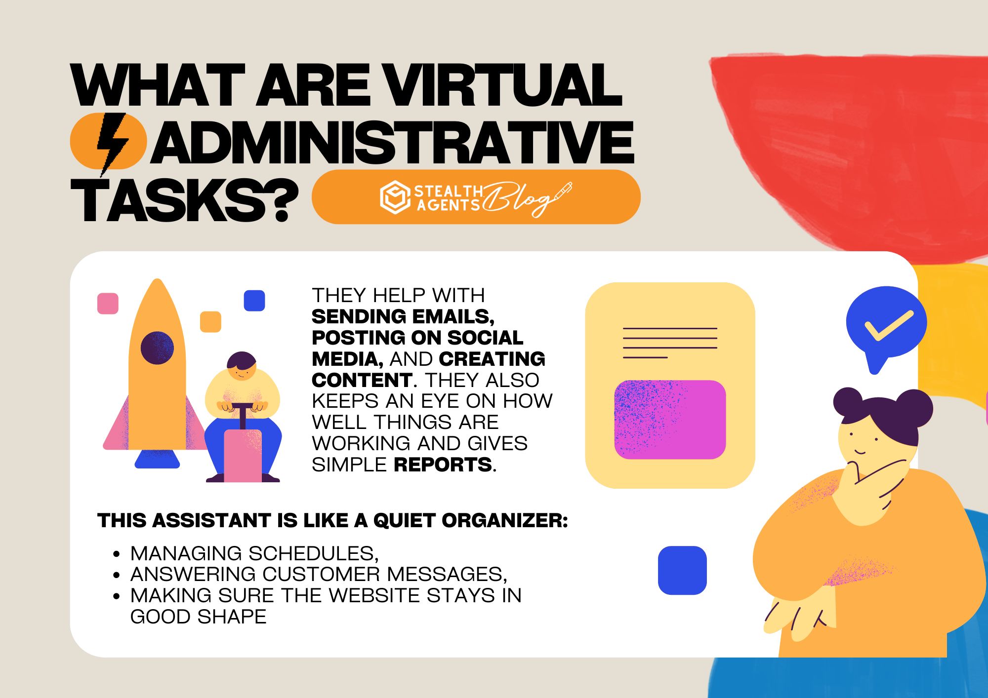 What are virtual administrative tasks?