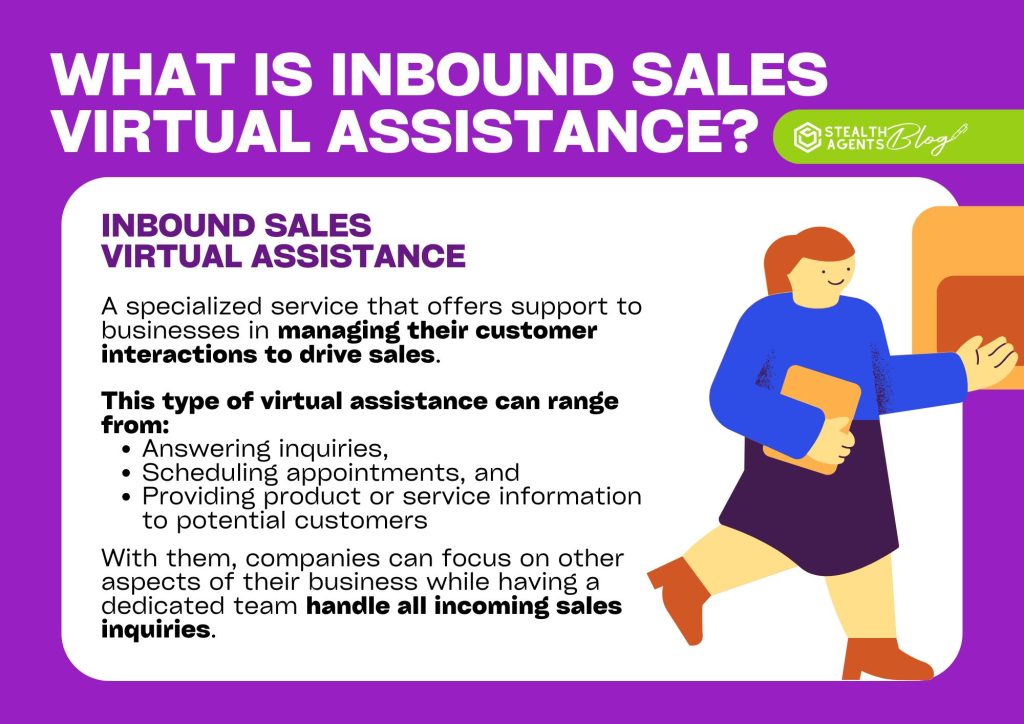 What is inbound sales virtual assistance?