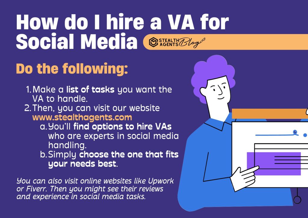 How do I hire a VA for social media?