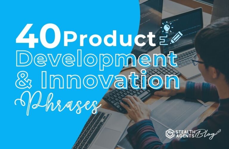 40 Product Development and Innovation Phrases