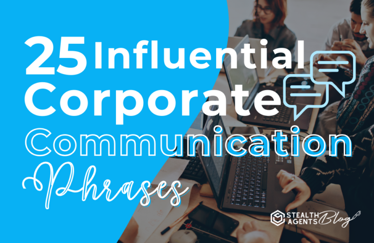 25 Influential Corporate Communication Phrases