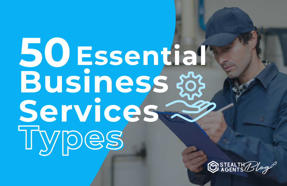 50 Essential Business Services Types