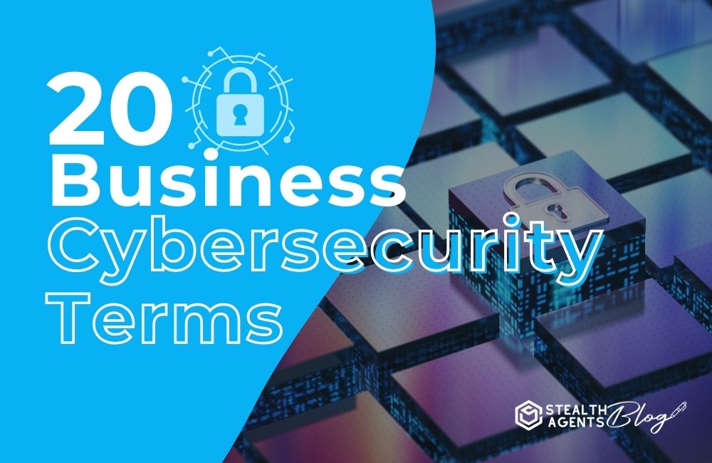 20 Business Cybersecurity Terms