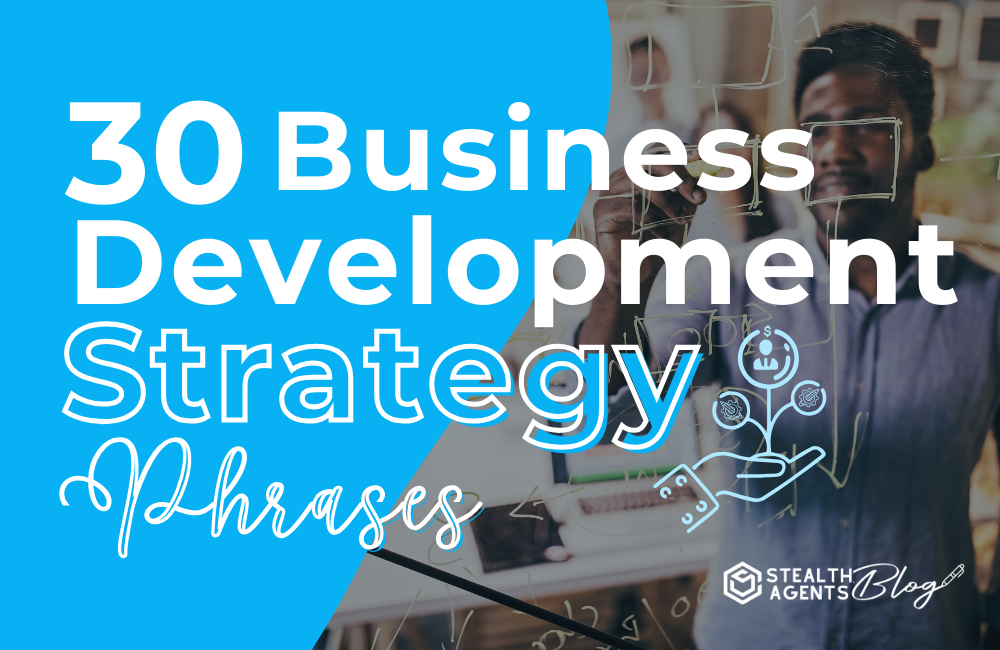 30 Business Development Strategy Phrases