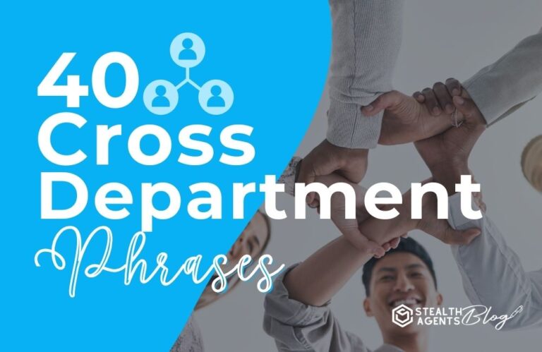 40 Cross-Department Phrases