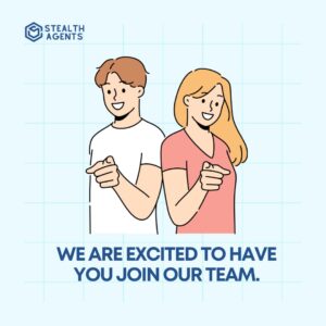 We are excited to have you join our team.