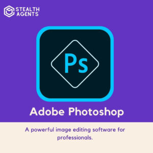 Adobe Photoshop: A powerful image editing software for professionals.