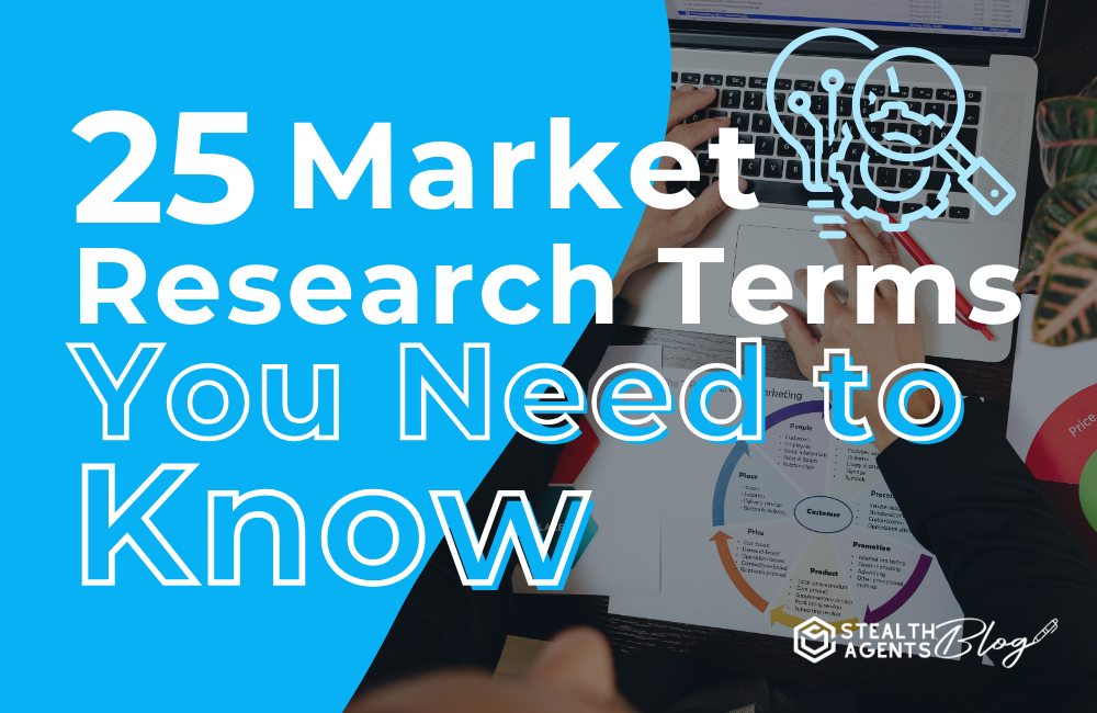 25 Market Research Terms You Need to Know