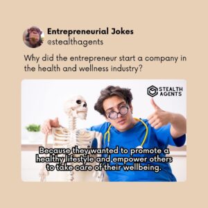 Why did the entrepreneur start a company in the health and wellness industry?