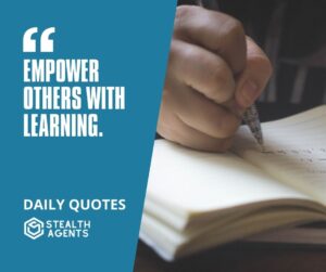 "Empower Others with Learning."