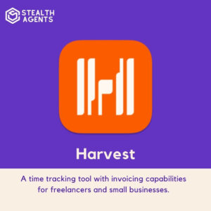 Harvest: A time tracking tool with invoicing capabilities for freelancers and small businesses.