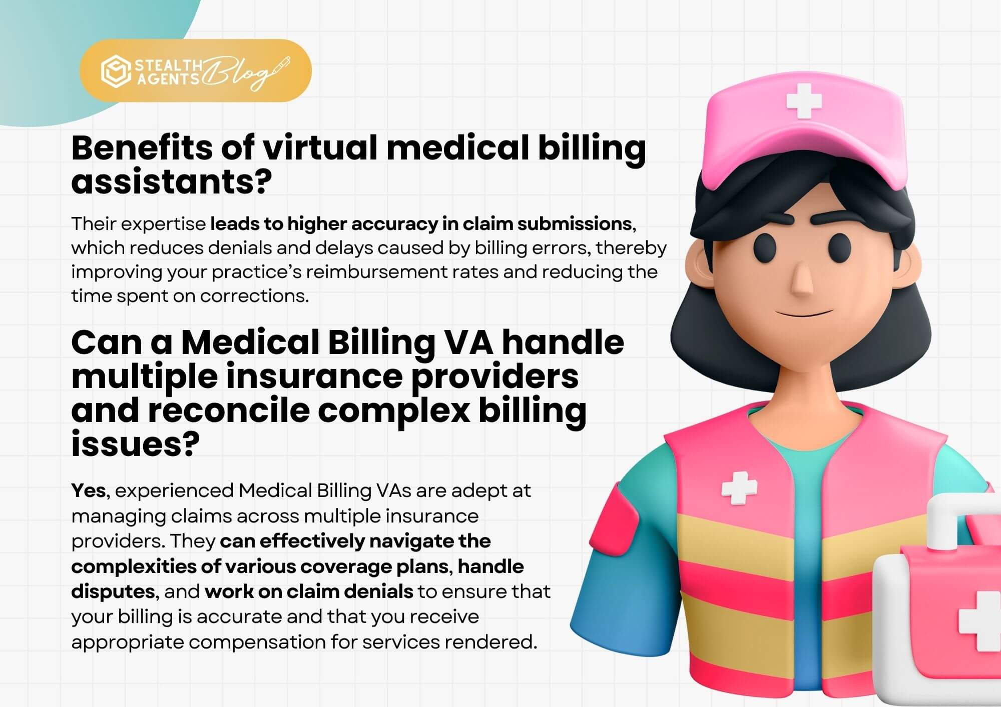 Benefits of virtual medical billing assistants? 