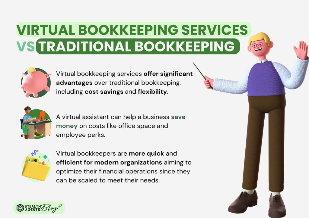 virtual bookkeeping services VS traditional bookkeeping