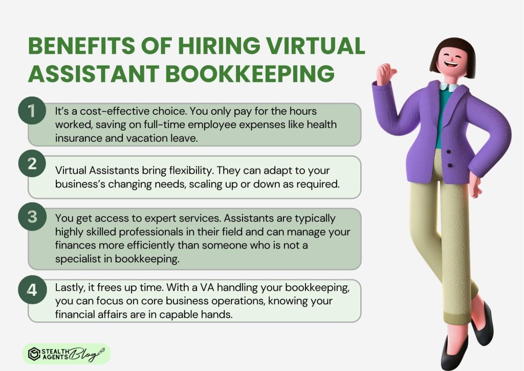 Benefits of Hiring Virtual Assistant Bookkeeping