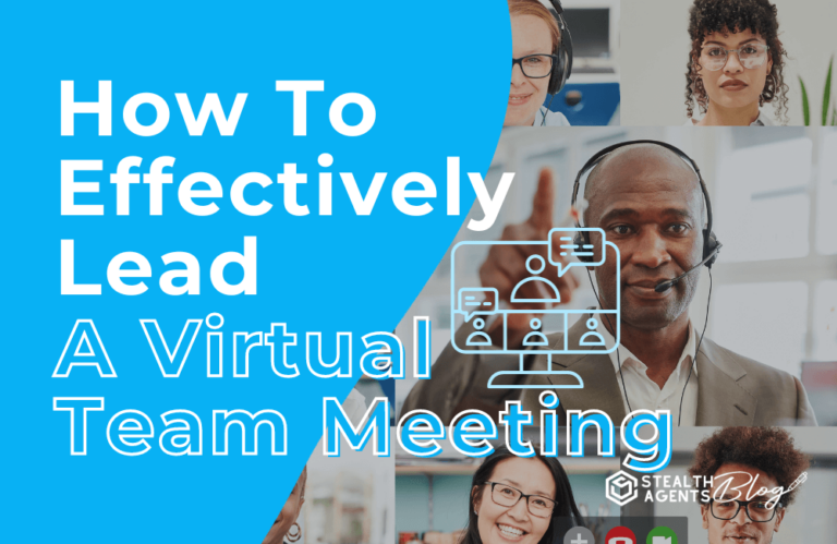 How to effectively lead a virtual team meeting