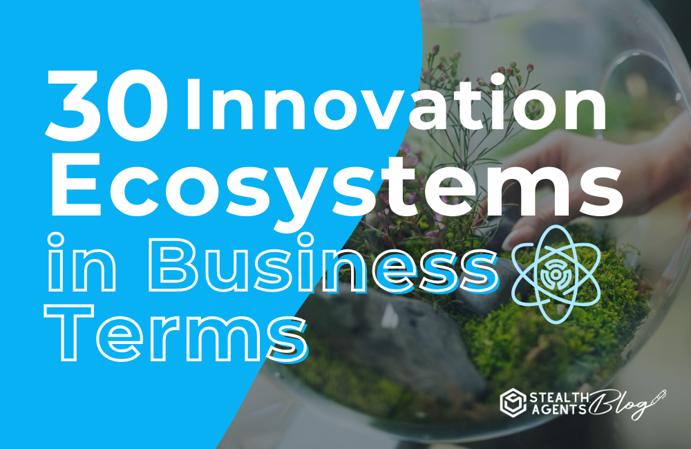 30 Innovation Ecosystems in Business Terms