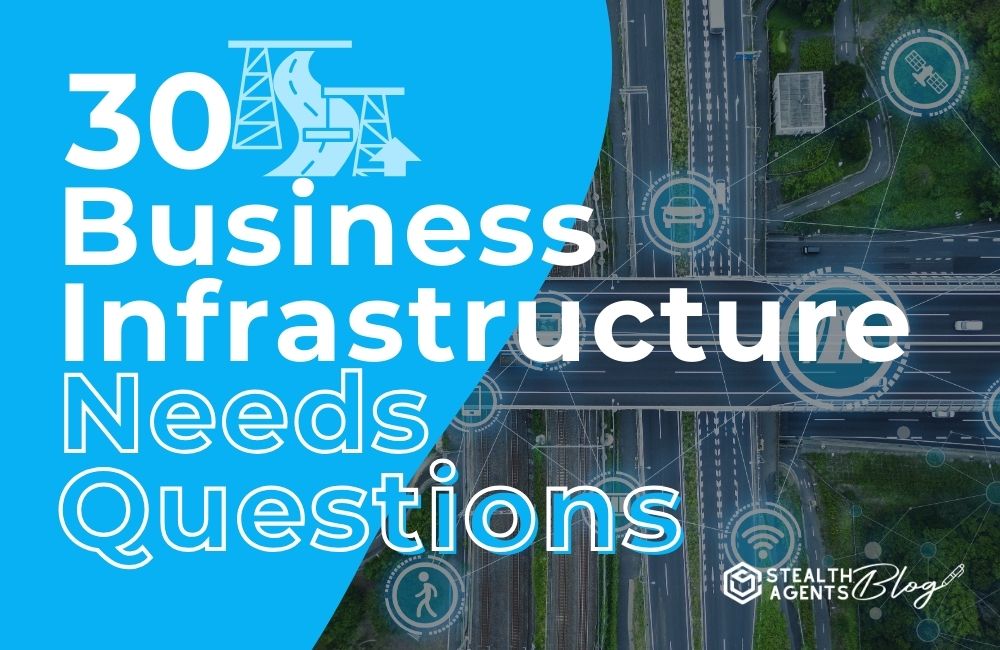 30 Business Infrastructure Needs Questions