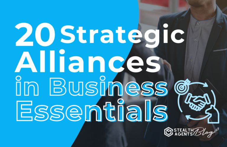 20 Strategic Alliances in Business Essentials