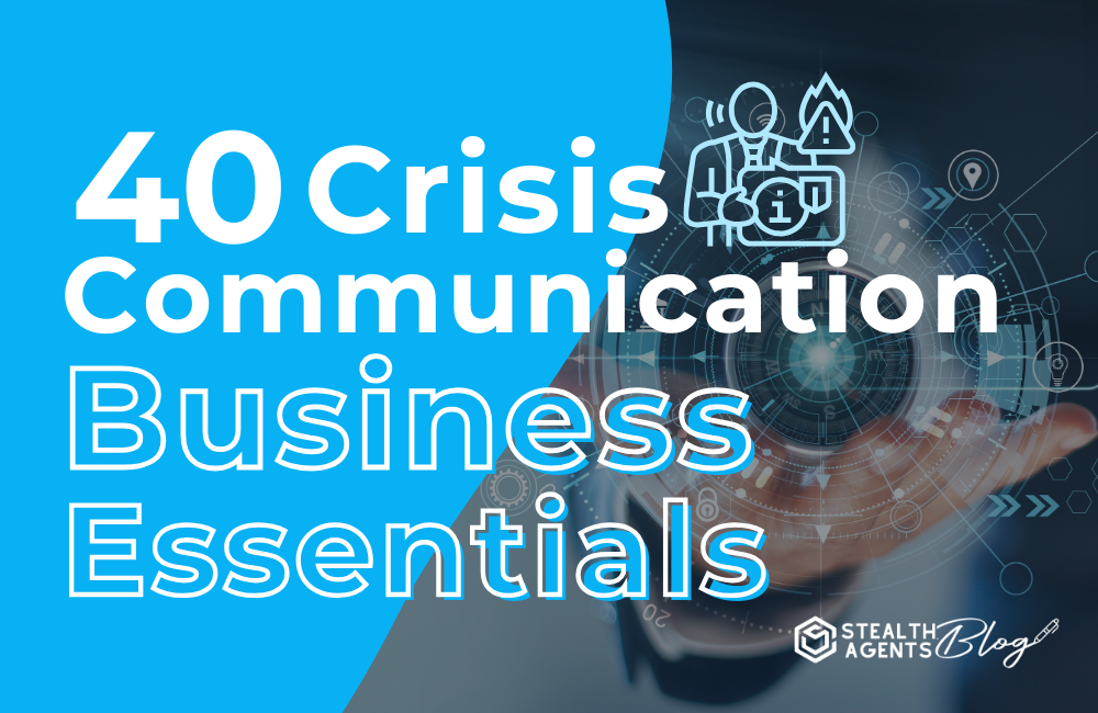 40 Crisis Communication Business Essentials