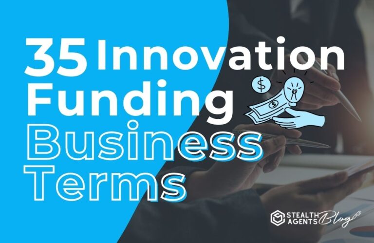 35 Innovation Funding Business Terms