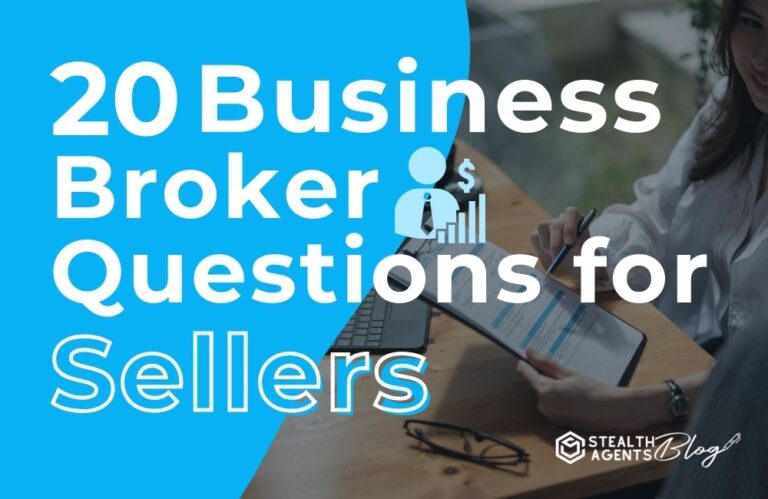20 Business Broker Questions for Sellers