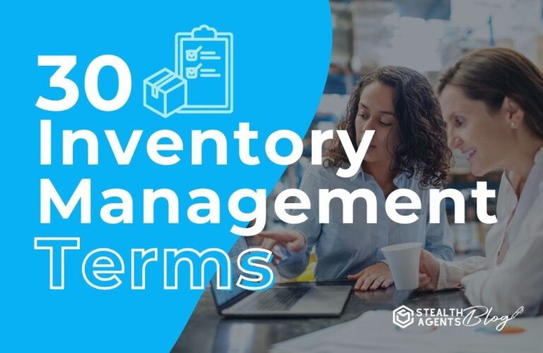 30 Inventory Management Terms