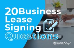 20 Business Lease Signing Questions