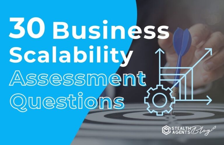 30 Business Scalability Assessment Questions