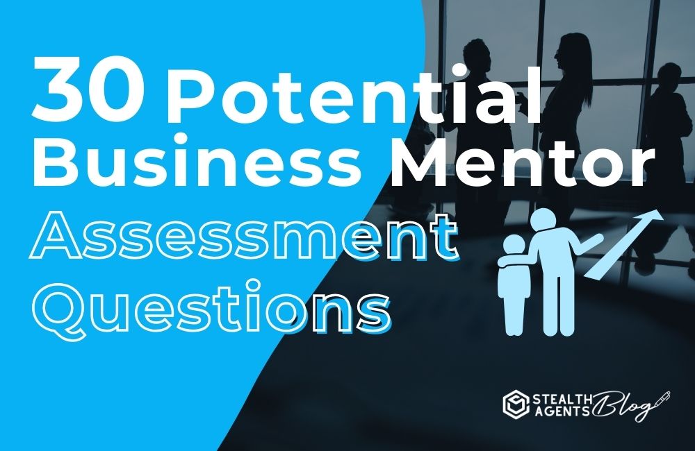 30 Potential Business Mentor Assessment Questions