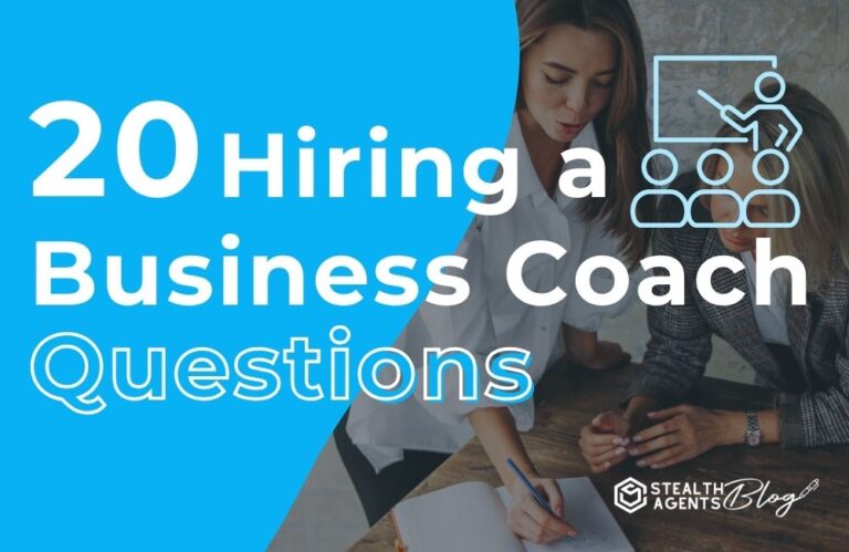 20 Hiring a Business Coach Questions